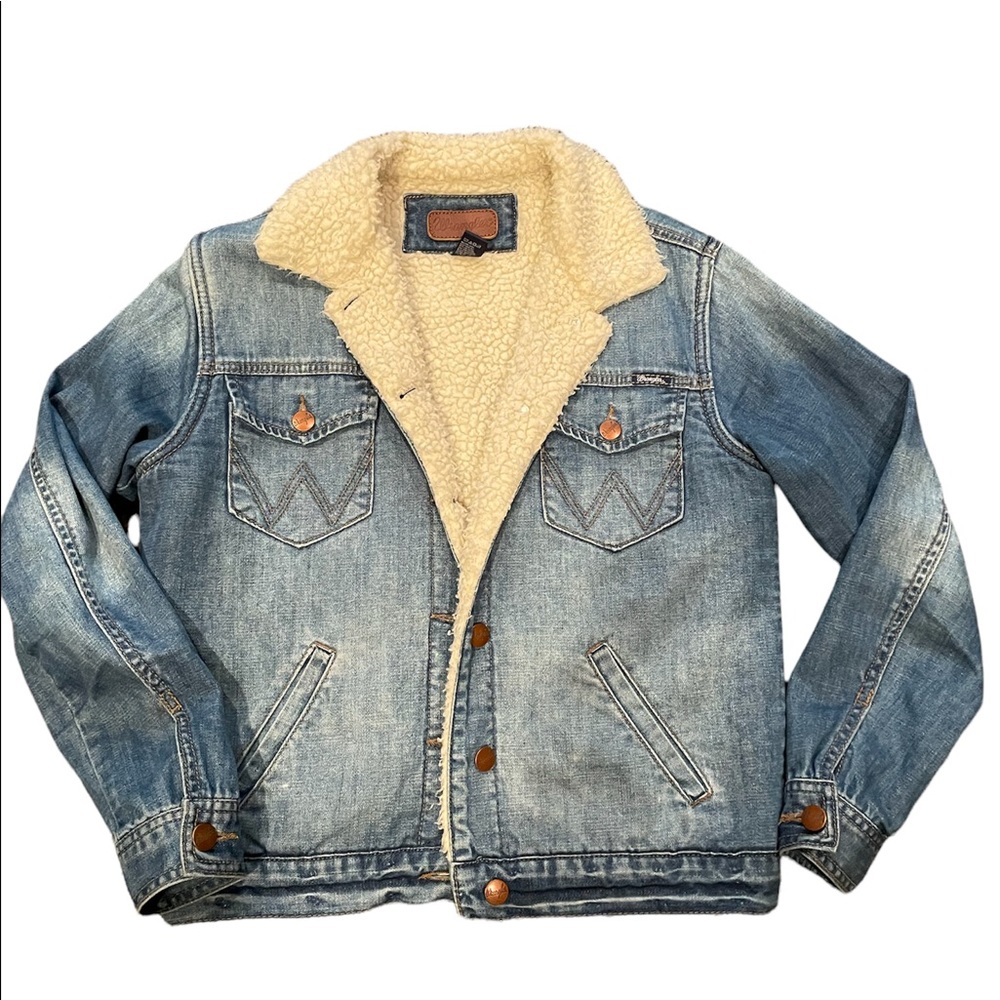 Wrangler Sherpa Jean Jacket size Xs